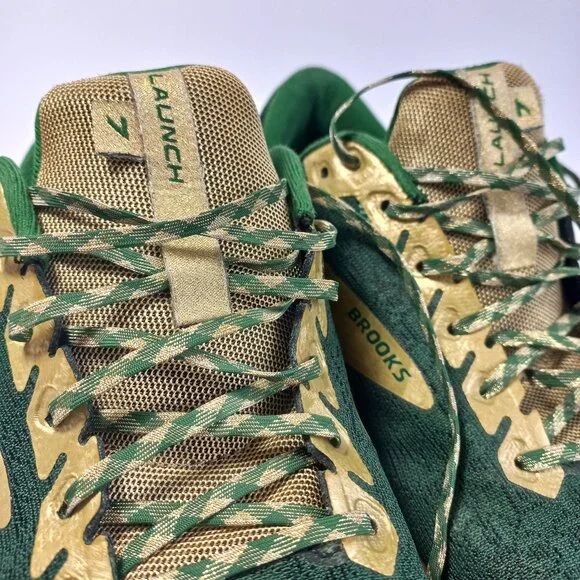 Brooks running walking shoes mens 11.5 Green and gold size 11,5 for men lucky - Picture 6 of 10